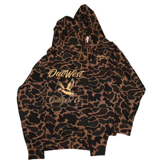 (MID OVERSIZED) OutWest Outdoors Duck Camo Hoodie